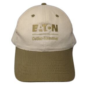Eaton Cutler-Hammer Slideback Baseball Cap Beige One Size Headshots By Kc Caps